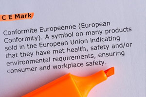 CE MARKING: ALL PRODUCTS SUBJECT TO EUROPEAN DIRECTIVE